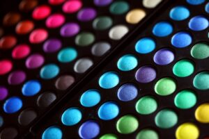Photo Colorful eyeshadow