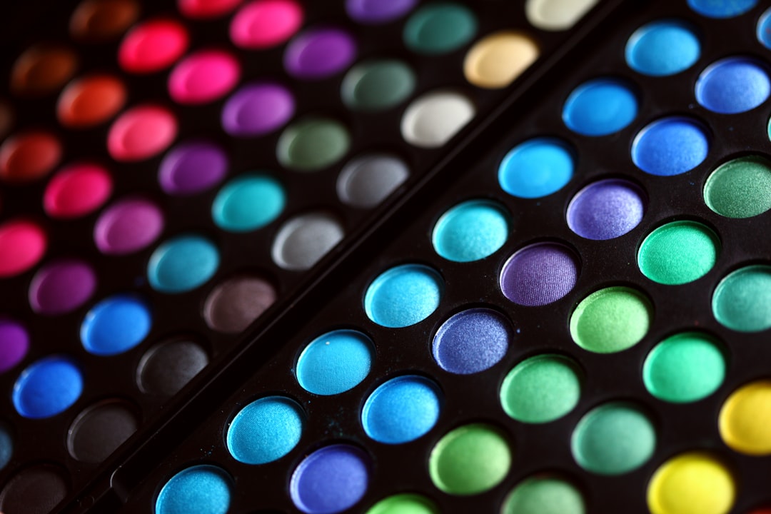 Photo Colorful eyeshadow